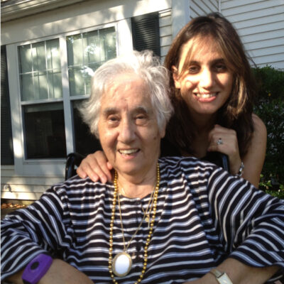 SimpliHere founder, Joanna Rosenberg with her mom.